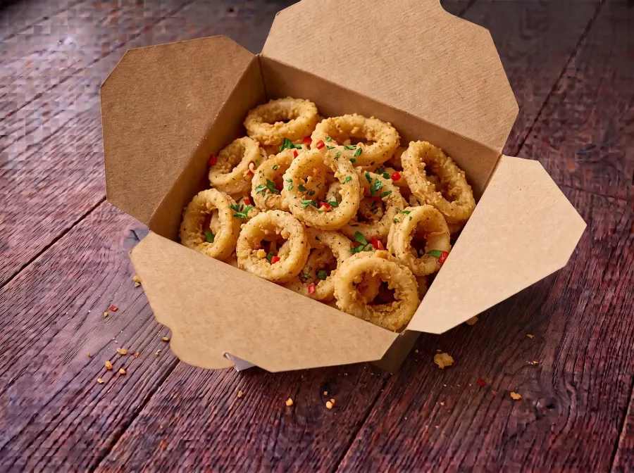 Anneaux de calamars frits (6 pièces)